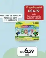 Drogal Acrilex - massinha de modelar soft oferta