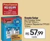 Drogal Sveda solar - kit protetor solar fps30 + protetor repelente fps30 oferta