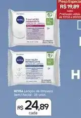 Drogal Nivea - lenços de limpeza 3em1 facial oferta