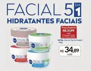 Drogal Nivea - creme facial 5 em 1 oferta