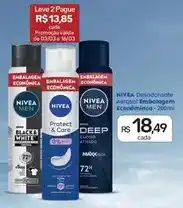 Drogal Nivea - desodorante aerosol embalagem econôminca oferta