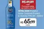 Drogal Nivea sun - protetor solar corporal protect & hidrata fps 50 oferta