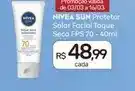 Drogal Nivea sun - protetor solar facial toque seco fps 70 oferta