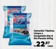 Max Atacadista Mor - camarão 7 barbas limpo e congelado oferta