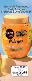 Drogal Salon line - creme de tratamento multy milagres maracujá & óleo de argan oferta