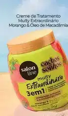 Drogal Salon line - creme de tratamento multy extraordinário morango & óleo de macadâmia oferta