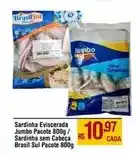 Max Atacadista Brasil - sardinha eviscerada jumbo pacote/ sardinha sem cabeça brasil sul pacote oferta