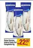 Max Atacadista Costa sul - peixe corvina inteira congelada oferta