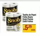 Max Atacadista Snob - toalha de papel folha dupla pacote oferta