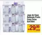 Max Atacadista Pratic - jogo de copo redondo casa caixa oferta