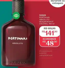 O Boticário Portinari - absoluto desodorante colônia oferta