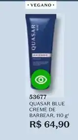 O Boticário Quasar - blue creme de barbear oferta