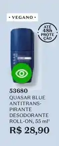 O Boticário Quasar - blue antitrans- pirante desodorante roll-on oferta