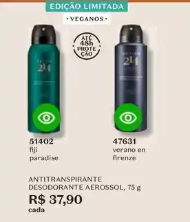 O Boticário O boticario - antitranspirante desodorante aerossol oferta