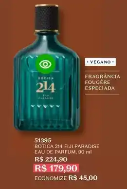 O Boticário O boticario - botica 214 flui paradise eau de parfum oferta