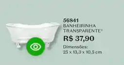 O Boticário Banheirinho transparente oferta