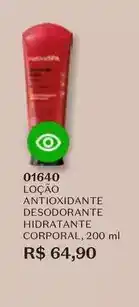 O Boticário Antioxidante desodorante hidratante corporal oferta