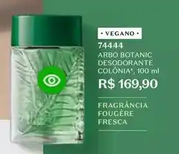 O Boticário Arbo - botanic desodorante colônia oferta