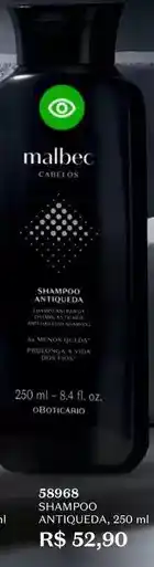 O Boticário O boticario - shampoo antiqueta oferta