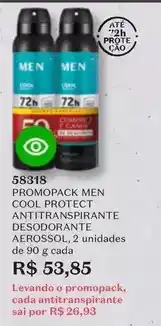 O Boticário O boticario - protetor men cool protect antitranspirante desodorante aerossol oferta