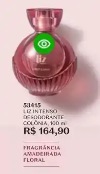 O Boticário Liz - inteso desodorante colônia oferta