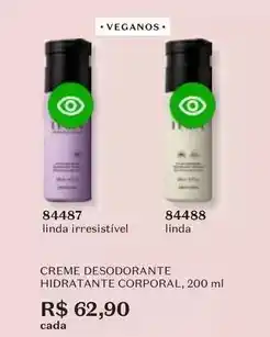 O Boticário O boticario - creme desodorante hidratante corporal oferta