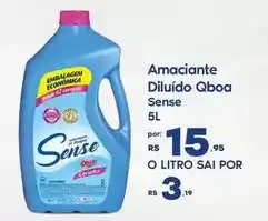 Sam's Club Sense - amaciante diluido qboa oferta