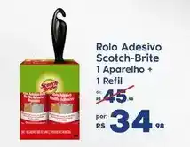 Sam's Club Scotch brite - rolo adesivo scotch-brite 1 aparelho + 1 refil oferta