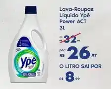 Sam's Club Ypê - lava-roupas líquido power act oferta