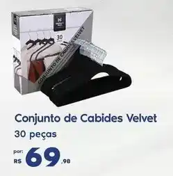 Sam's Club De - conjunto de cabides velvet oferta