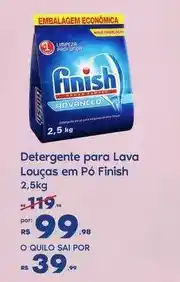 Sam's Club Finish - detergente para lava louças em pó oferta