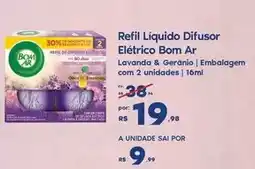 Sam's Club Bom ar - refil liquido difusor elétrico oferta