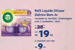 Sam's Club Bom ar - refil liquido difusor elétrico oferta