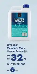 Sam's Club Member's mark - limpador limpeza pesada oferta