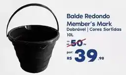 Sam's Club Member's mark - balde redondo oferta