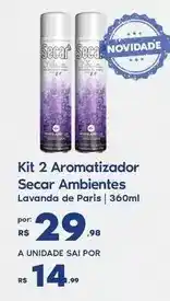 Sam's Club Secar - kit 2 aromatizador amande oferta