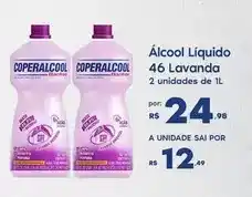 Sam's Club Álcool líquido 46 lavanda oferta