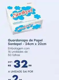 Sam's Club Santepel - guardanapo de papel oferta