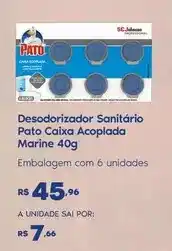 Sam's Club Pato - desodorizador sanitário acoplada marine oferta