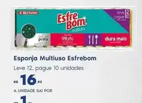 Sam's Club Esfrebom - esponja multiuso oferta