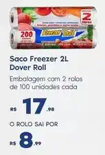 Sam's Club Dover roll - saco freezer 2l oferta