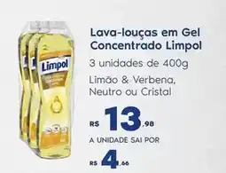 Sam's Club Limpol - lava-louças em gel concentrado oferta