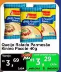 Max Atacadista Kinino - queijo ralado parmesão oferta