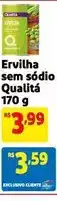 Extra Qualitá - ervilha sem sódio qualità oferta