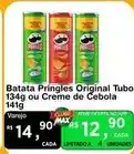 Max Atacadista Pringles - batata original tubo 134g ou creme de cebola oferta