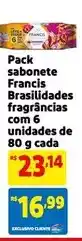 Extra Francis - pack sabonete oferta