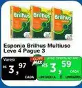 Max Atacadista Brilhus - esponja multiuso leve 4 pague 3 oferta