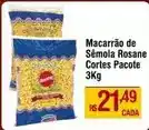 Max Atacadista De - macarrão de sêmola cortes pacote oferta