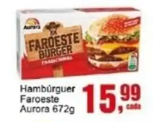 Negreiros Hambúrguer Faroeste Aurora oferta