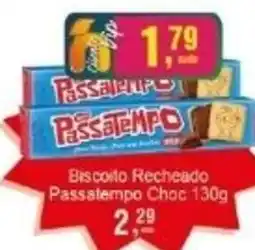 Negreiros Biscoito Recheado Passatempo Choc oferta